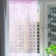 thumbnail image 3 of Transparent Tulle Window Sheer Window Screen Rod Pocket Voile cortinas con patrón de mimbre para la sala de estar del dormitorio 100x200cm (púrpura), 3 of 6