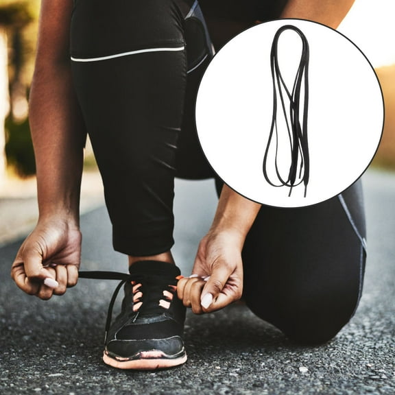 TABLZONE 5Pairs Shiny Flat Shoe Laces Glittery Replacement for Everyday Shoe Accessories