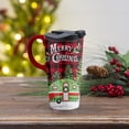 thumbnail image 3 of Ceramic Travel Cup, 17 OZ. ,w/box, Merry Christmas Camper, 3 of 3