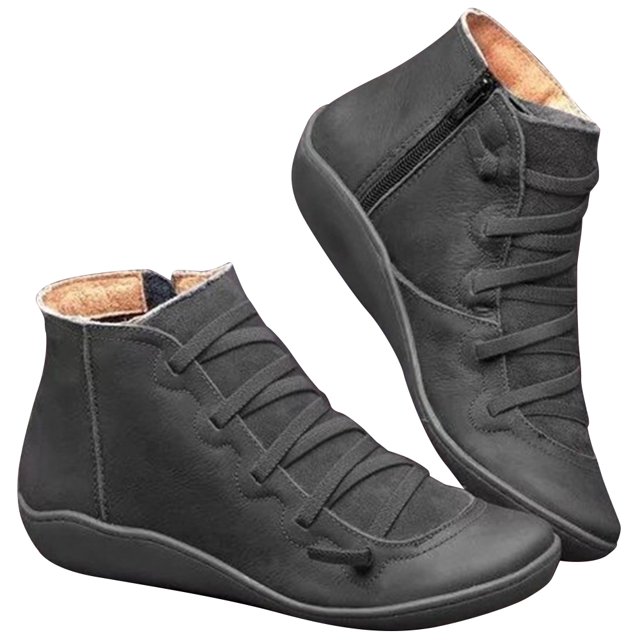 Zapatillas Casual Mujer Multifunción Cuero PU para Viajes al Aire Libre (41) Gris Ndcxsfigh Tenis De Mujer Tenis De Hombre