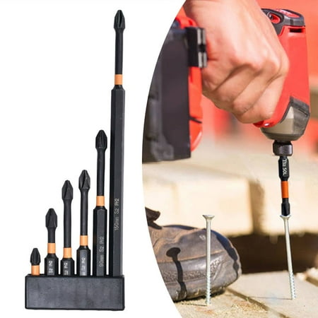 

7 Pcs set PH2 Screwdrivers Bit Magnetic Cross Screwdriver Bit 25-150mm