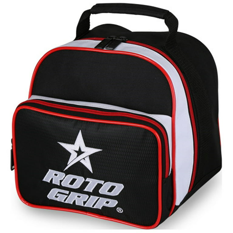 Roto Grip 2 Ball Roller Bowling Bag with Wheels Handle Color Black/Red