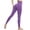 Purple, variant on Riforla Womens Leggings Outdoor Seamless Peach Full Length Lifting Sports Fitness Yoga Women Tights Yellow S
