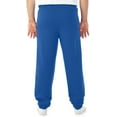 thumbnail image 3 of Jerzees Mens NuBlend Elastic Bottom Sweatpants, XL, Oxford, 3 of 7