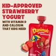 thumbnail image 4 of Danimals Pouches Strawberry Squeezable Low Fat Yogurt Pouches​, 3.5 oz, 4 Count, 4 of 16