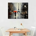 thumbnail image 2 of Nawypu  Paris Wall Art for Living Room Pictures Wall Decor, Large Black and White Abstract Eiffel Tower Wall Art for Bedroom, Red Paris Wall Pictures for Vintage Home Decoration, 2 of 4