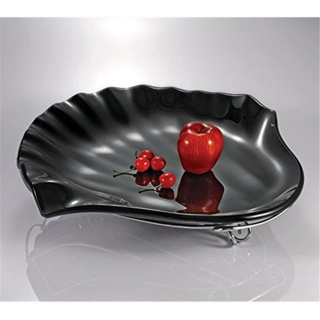Legion Furniture ZA-1402-B Bol à Fruits en Verre avec Support