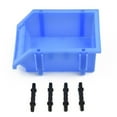 thumbnail image 4 of New Raw Material Safety Tool Storage Box Screw Parts Hardware Classification Box Assembly Workshop Shelf Load Bearing 30KG yellow, 4 of 9