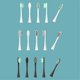 thumbnail image 3 of 10 pcs Replacement Electric Toothbrush Heads Compatible with Oclean Models, 3 of 4