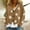 Khaki, variant on Women's Cute Daisy Cardigans Long Sleeve V Neck Button Down Casual Open Front Loose Oversized Sweater Jackets