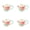 Peonies, variant on 10 Strawberry Street Petaluxe Mug, Daisy, Set of 4