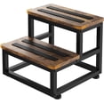 thumbnail image 1 of Banco Escalera para Baño y Cocina, Escalón Plegable de 2 Pasos Que Soporta 227kg, Antideslizante, Ajustable, Ideal para Niños y Adultos Mayores, 1 of 9