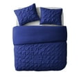 thumbnail image 4 of VCNY Home Madison 2-Piece Navy Pintuck Polyester Duvet Cover Set, Twin/Twin XL, 4 of 5