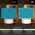 thumbnail image 3 of Cauagu Sea Turtle for Rectangle Acrylic Night Light - Acrylic Modern Bedside Light with LED Light Lamp Base - Decorative Night Lamp for Restaurant Bar Cafe Shop, 3 of 9