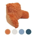 thumbnail image 5 of Home Soft Things DO-IT-YOURSELF Shaggy Faux Fur Bedrest Pillow, Burnt Orange, 20" x 18" x 17", 5 of 11