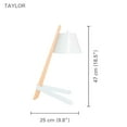 thumbnail image 2 of Xtricity - Modern Table Lamp, 9.84 '' x 18.5", From the Taylor Collection, White, 2 of 4