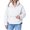 White, variant on Fall Winter Women Long Sleeve Stand Collar Quilted Hoodies Puffer Jacket