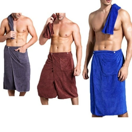 Men SPA Bath Shower Wrap Towel Blanket Swimming Beach Dry Quick Towel With