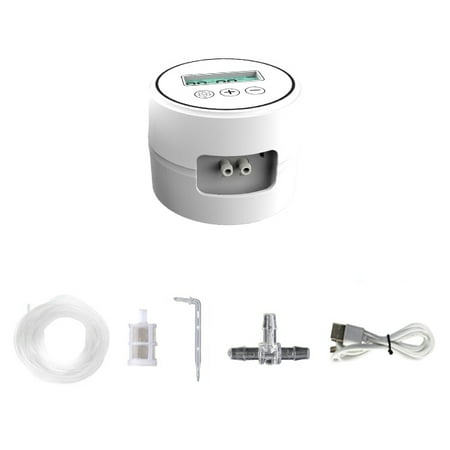 

24Pcs Single Pump Timer Intelligent Drip Irrigation System Set White