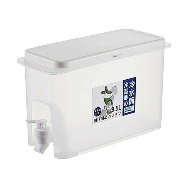 Amdohai 3.5L/1Gal Beverage Dispenser Cold Drink Dispensers Iced Beverage Server