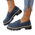 thumbnail image 1 of Mocasines Cómodos para Zapatos Suela Gruesa Mujer Combinados Uso Diario, 1 of 9