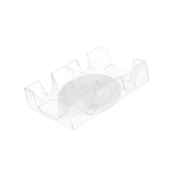 Plateau de Cartes à Jouer Canasta Rotatif Plateau de Jeu de Société Plateau de Cartes à Jouer pour Boîte Porte-Cartes 2 Jeux