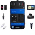 thumbnail image 4 of Car Vehicle Power Inverter DC12V 24V To DC110V/220V Converter Trip 4-USB, 4 of 11
