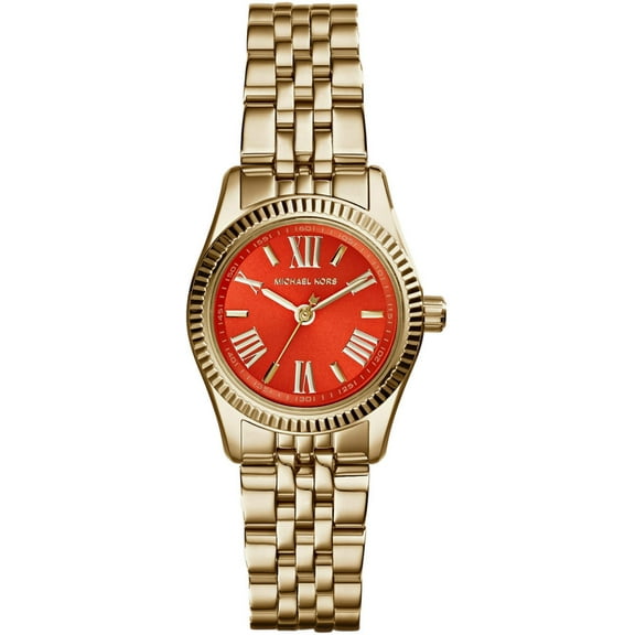 Michael Kors Women's Gold-Tone Mini Lexington Watch MK3284