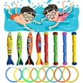 thumbnail image 2 of 3/4Pcs Pool Games Sinking Toy Multicolor Cartoon Pool Sinking Toys Creative Throwing Dive Water Toy Swimming Pool Accessories Diving swim ring, 2 of 6