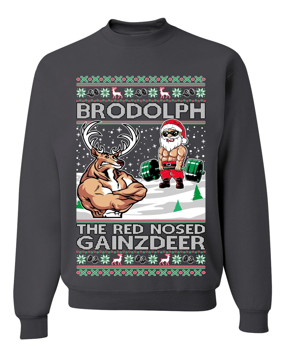 workout christmas sweaters