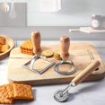 thumbnail image 3 of 3Pcs Ravioli Stamp Maker Cutter with Wheel Set,Mold with Wooden Handle for Pasta,Dumplings Lasagna,Pies, 3 of 5