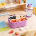 thumbnail image 7 of Bento Box Stainless Steel Food Container 3 or 4 Compartments Odor Proof with Lid Portable Metal for Office Picnic by Xuniizn, 7 of 7