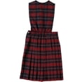thumbnail image 2 of Cookie's Girls’ Jumper (Sizes 2 - 6X) Color: navy/red/white *plaid #37* Size: 3, 2 of 3
