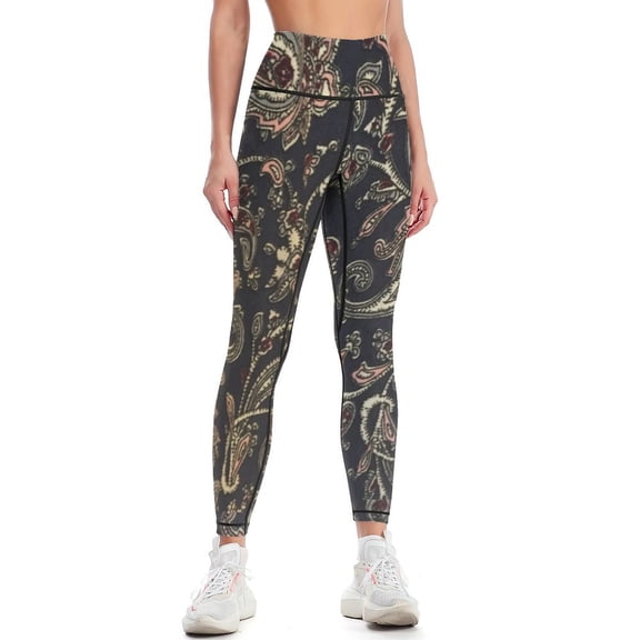 Paisley Leggings gym top sportswear gym Women's trousers Golf wear Womens Leggings