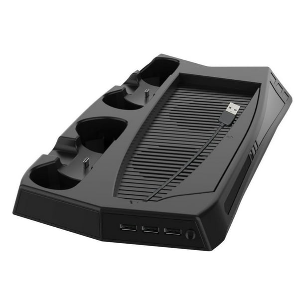 Soporte de carga para mando con ventilador para consolas PS5 digitales y estándar Tele cap