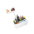 thumbnail image 1 of facefd Christmas Village Scene Musical LED box Christmas Village Light Rotating Ornament Santa and Deer, 1 of 9