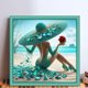 thumbnail image 2 of Kit Punto Cruz para Niña Bordado Con Hilo Algodón Ecológico 11CT Arte 50x50cm, 2 of 9