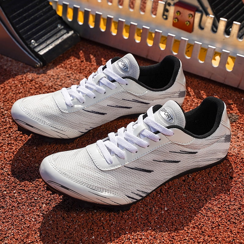 Track Spike Shoe for Men Professional Field and Track Shoes Breathable Running High Jump Racing Shoes