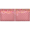 thumbnail image 3 of Ice Cream Kitchen Curtains 2 Panels UV Protected Tier Curtains, Half Window Curtains Kitchen Tiers for Guest Room Bathroom Sink Laundry Room Basement,24 x 27 Inch, 3 of 7