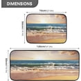thumbnail image 2 of SKYSONIC Sea Sunset View Kitchen Mats and Rugs Summer Seaside Floor Runner Area Rug Washable Carpet Perfect for Living Room Bedroom Entryway,19.7"x27.6"+19.7"x47.2", 2 of 7