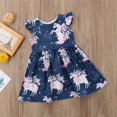 thumbnail image 5 of Robe Décontractée une-Pièce pour Nouveau-Née Fille à Imprimé de Fleurs Unicorn Princesse, 5 of 5