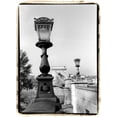 thumbnail image 2 of DeNardo, Laura 19x24 Black Ornate Wood Framed with Double Matting Museum Art Print Titled - Chain Bridge over the Danube River, 2 of 4