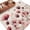 Beige, variant on Watercolor Flowers Entryway Rug 2'x3' Non Slip Front Door Mats, Spring Pink Ink Floral Botanical Entrance Rugs Indoor Outdoor Carpet, Washable Floor Mats Small Area Rug for Bedroom Kitchen