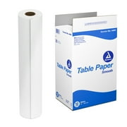 Dynarex Table Paper, Smooth and High-Quality Exam Table Paper, Used in Medical, Massage, and Chiropractic Tables to Protect Patients, 18" x 225 ft., 1 Case of 12 Table Papers, Smooth, White