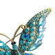 thumbnail image 3 of Broche de mariposa jinwen accesorios decorativos para disfraces Pin de traje de moda diamantes de imitación 8,6 cm x 5,8 cm Azul, 3 of 8