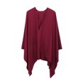 thumbnail image 1 of Soft autumn and winter medium thick artificial cotton polyester blend large size split towel cape Women's, 1 of 5