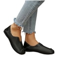 thumbnail image 4 of Women's Round Toed Flats Comfortable Wide Width Fashion Casual Solid Color Flat Shoes Business Casual Shoes Women, 4 of 8