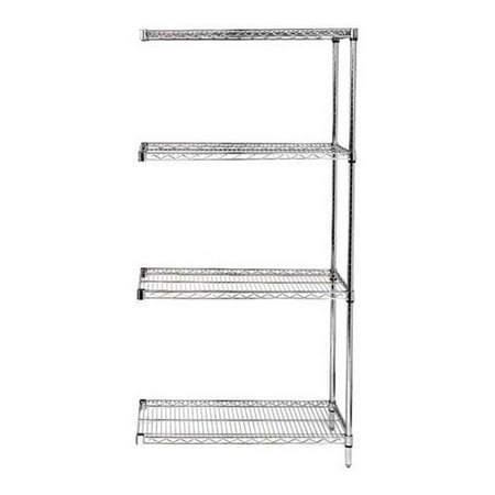 

Quantum Storage Chrome Wire Shelving Add-On Kit - 30 x 60 x 63 in.