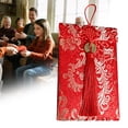 thumbnail image 1 of WHEANG Chinese Brocade Envelopes – Embroidered Red Hongbao For Holidays Weddings Birthdays & Celebrations (Set Of 1), 1 of 9