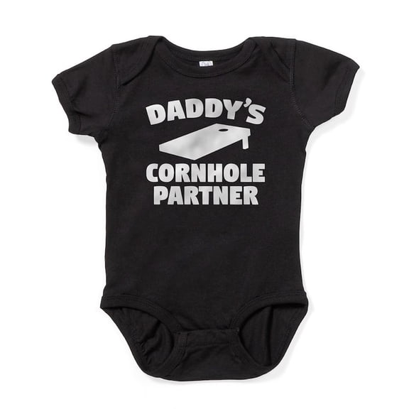 CafePress - Daddys Cornhole Partner Body Suit - Cute Infant Bodysuit Baby Romper - Size Newborn - 24 Months